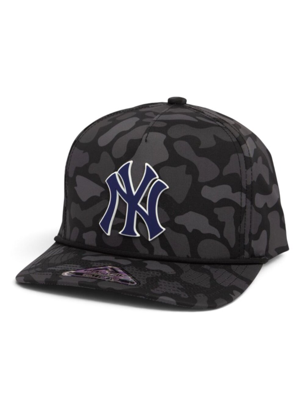 New York Yankees NY Navy 3D Duck Camo Rope Hat- Blackout